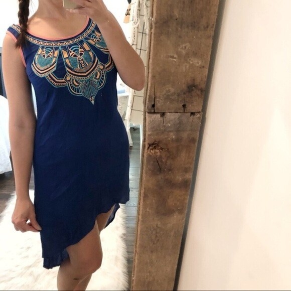 FLYING Tomato Small boho hi-low embroidered dress - Picture 2 of 5